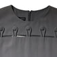 Emporio Armani Gray Round Neck Sleeveless A-line Mini Dress