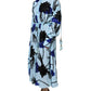 Christian Pellizzari Light Blue Floral Embellished Shirt Maxi Dress