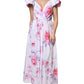 Philosophy White Floral Cotton Maxi Dress