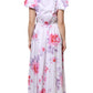 Philosophy White Floral Cotton Maxi Dress