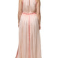 Alberta Ferretti Pink Sleeveless Pleated A-line Maxi Dress