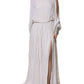 Christian Pellizzari Off White Embellished Long Maxi Dress