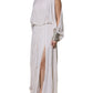 Christian Pellizzari Off White Embellished Long Maxi Dress