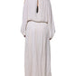 Christian Pellizzari Off White Embellished Long Maxi Dress