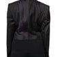 Dolce & Gabbana Multicolor Stripes Wool Cropped Blazer Coat Jacket