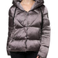 Scervino Street Violet Puffer Quilted Hooded Women Coat Jacket