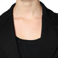 Dolce & Gabbana Black Viscose Single Breasted Blazer Jacket