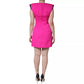 Dolce & Gabbana Pink Sleeveless Bodycon A-line Mini Dress