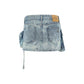 The Attico Denim Mini Skirt