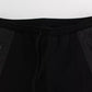 Dolce & Gabbana Black Gray Wool Casual Trousers Stripe Pants