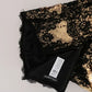 Dolce & Gabbana Gold Strapless Sequin Embellished Lace Dress