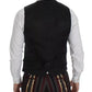 Dolce & Gabbana Multicolor Striped Runway 3 Piece Slim Fit Vest Suit