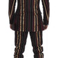 Dolce & Gabbana Multicolor Striped Runway 3 Piece Slim Fit Vest Suit