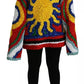 Dolce & Gabbana Multicolor Sun Ruffled Top Blouse Sweater