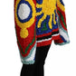 Dolce & Gabbana Multicolor Sun Ruffled Top Blouse Sweater