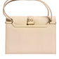 Dolce & Gabbana Beige Leather Ingrid Top Handle Shoulder Bag