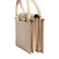 Dolce & Gabbana Beige Leather Ingrid Top Handle Shoulder Bag