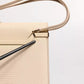 Dolce & Gabbana Beige Leather Ingrid Top Handle Shoulder Bag