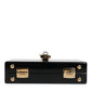 Dolce & Gabbana Black Graffiti Print Clutch Crossbody Bag