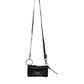 Dolce & Gabbana Black Fabric Logo Two Way Clutch Crossbody Bag