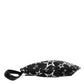 Dolce & Gabbana Black White Stars Pattern Clutch Pouch Bag