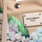 Dolce & Gabbana Multicolor Floral Canvas TANIA Top Handle Tote Bag