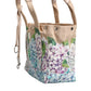 Dolce & Gabbana Multicolor Floral Canvas TANIA Top Handle Tote Bag