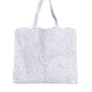 Dolce & Gabbana White Cordonetto Lace Beatrice Shopping Tote Bag