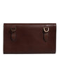 Dolce & Gabbana Brown Leather Logo Embossed Crossbody Bag