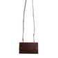 Dolce & Gabbana Brown Leather Logo Embossed Crossbody Bag