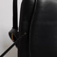 Dolce & Gabbana Black Leather Flap Saddle Shoulder Bag