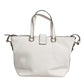 Dolce & Gabbana White Leather Top Handle Tote Crossbody Bag