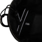 Dolce & Gabbana Black Leather Logo Purse Crossbody Camera Bag