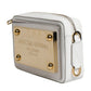 Dolce & Gabbana White Leather Logo Plaque Crossbody Bag