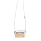 Dolce & Gabbana White Leather Logo Plaque Crossbody Bag