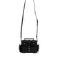 Dolce & Gabbana Black Leather Crossbody Top Handle Bag