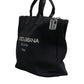 Dolce & Gabbana Black Canvas DG Logo Women Shopping Hand Tote Bag