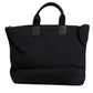 Dolce & Gabbana Black Canvas DG Logo Women Shopping Hand Tote Bag