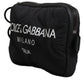 Dolce & Gabbana Black Nylon Logo Purse Crossbody Sling Bag