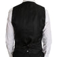 Dolce & Gabbana Elegant Purple Patterned Men's Formal Vest