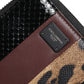 Dolce & Gabbana Multicolor Leopard Leather DG Bifold Card Holder Wallet