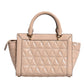 Michael Kors Peach Quilted Leather Logo Crossbody VIVIANNE Messenger Bag