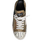 Dolce & Gabbana Brown Canvas Low Top Logo Print Sneakers Shoes