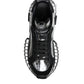 Dolce & Gabbana Black Silver SUPER KING Leather Sneaker Shoes