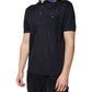 Dolce & Gabbana Blue Silk Collared Short Sleeves Polo T-shirt