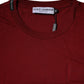 Dolce & Gabbana Maroon Logo Crew Neck Short Sleeves T-shirt