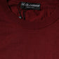 Dolce & Gabbana Maroon Cashmere Crew Neck Pullover Sweater
