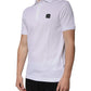 Dolce & Gabbana White Collared Short Sleeves Polo T-shirt