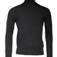 Dolce & Gabbana Gray Wool Knit Turtleneck Pullover Sweater