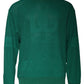 Dolce & Gabbana Green Logo Nylon Crew Neck Pullover Sweater